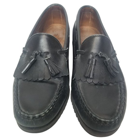 Allen Edmonds Mens 10C Black Leather Slip On Nashu main image 11